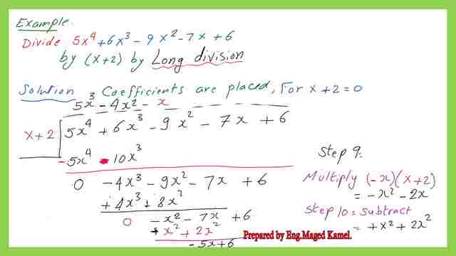 Solved example for long division part 4