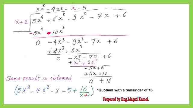 Solved example for long division part 6.