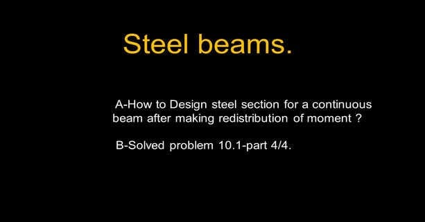 Brief description -post 40 -steel beam