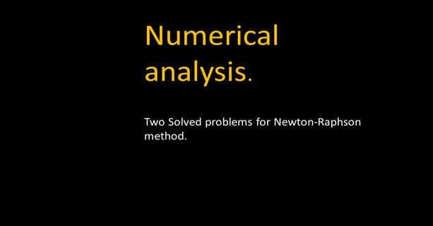 brief illustration for-Post 6A-Newton-Raphson method