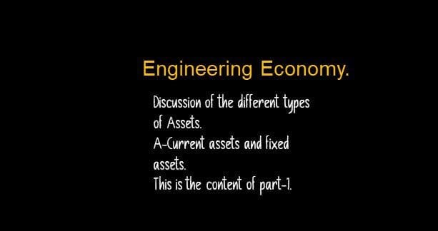 What are the current assets and fixed assets?