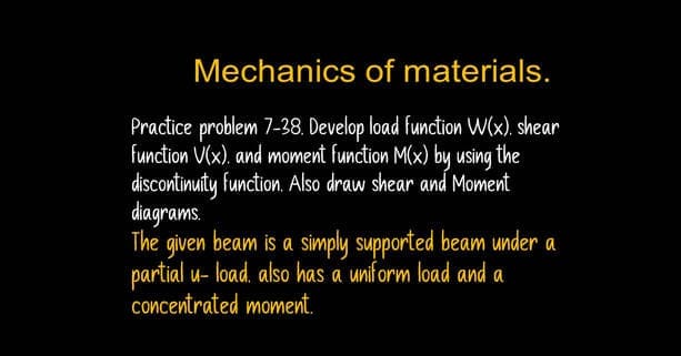 Brief data for post-5-mechanics of materials