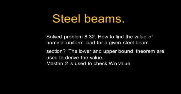 How to find nominal load value for apartially loaded beam?